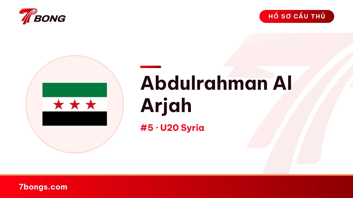 Abdulrahman Al Arjah — U20 Syria