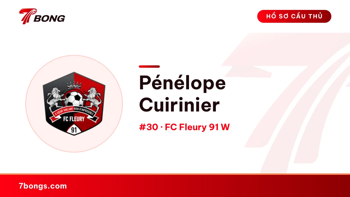 Pénélope Cuirinier — FC Fleury 91 W