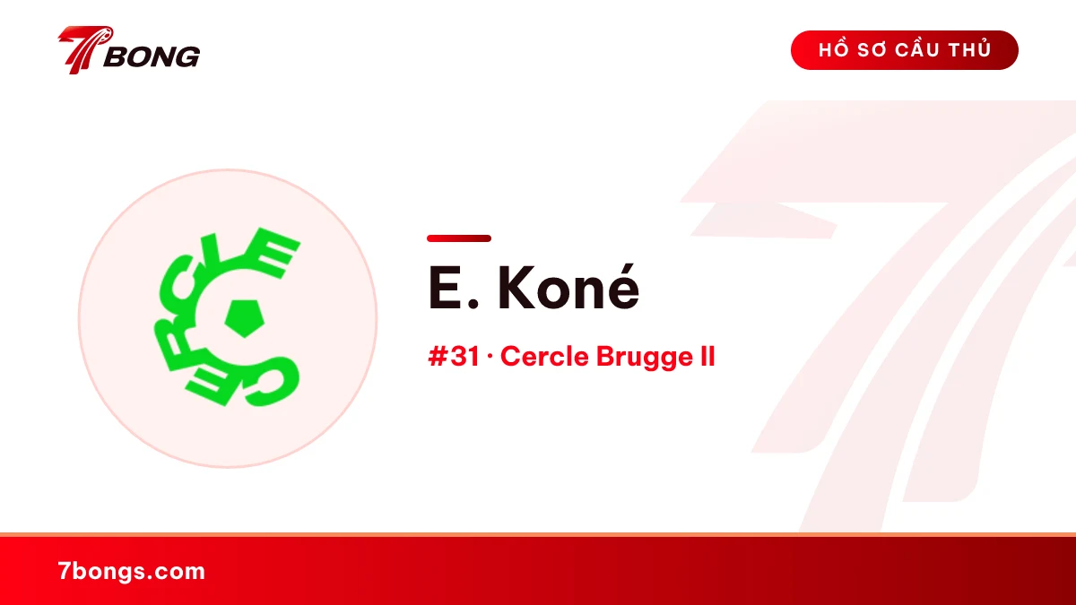 E. Koné — Cercle Brugge II
