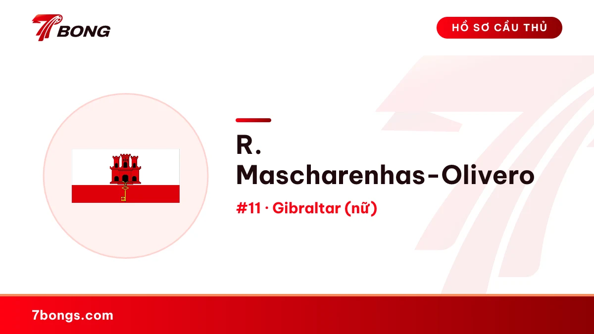 R. Mascharenhas-Olivero — Gibraltar (nữ)