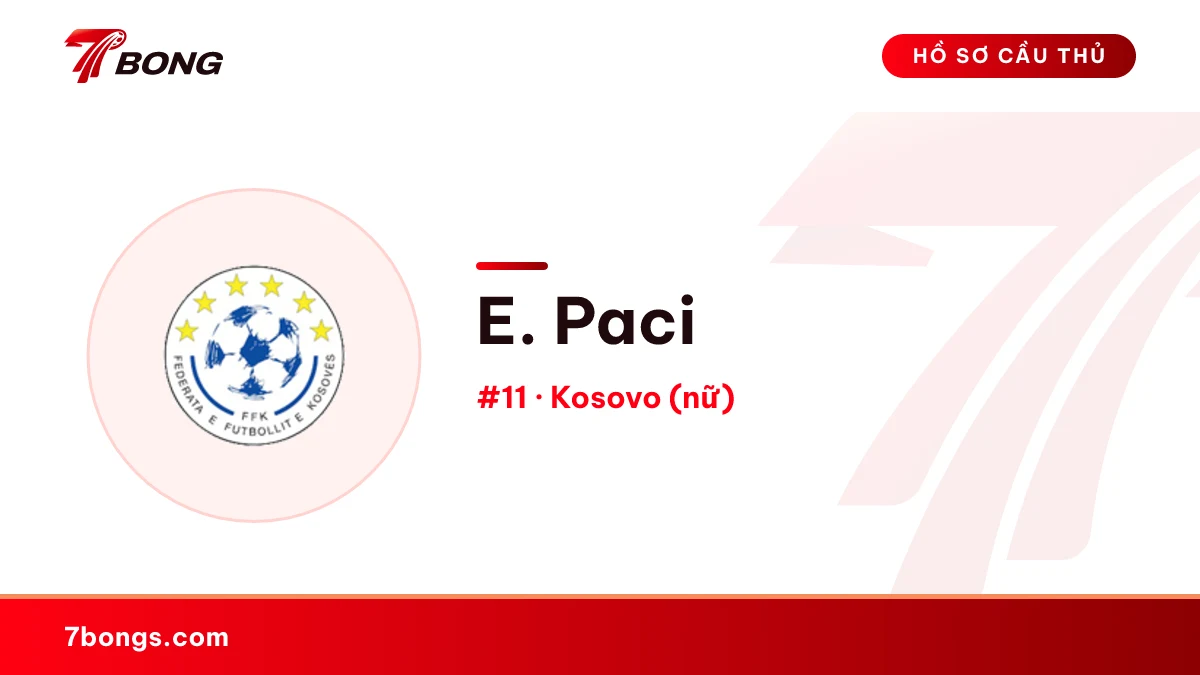 E. Paci — Kosovo (nữ)