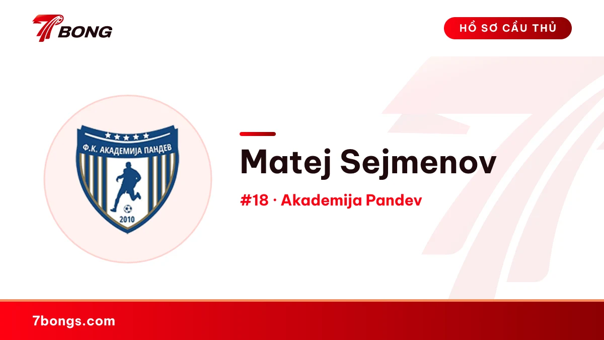 Matej Sejmenov — Akademija Pandev