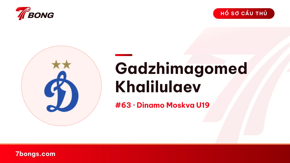 Gadzhimagomed Khalilulaev — Dinamo Moskva U19