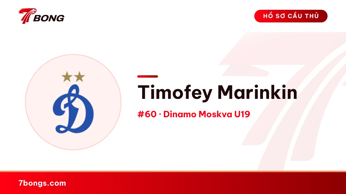Timofey Marinkin — Dinamo Moskva U19