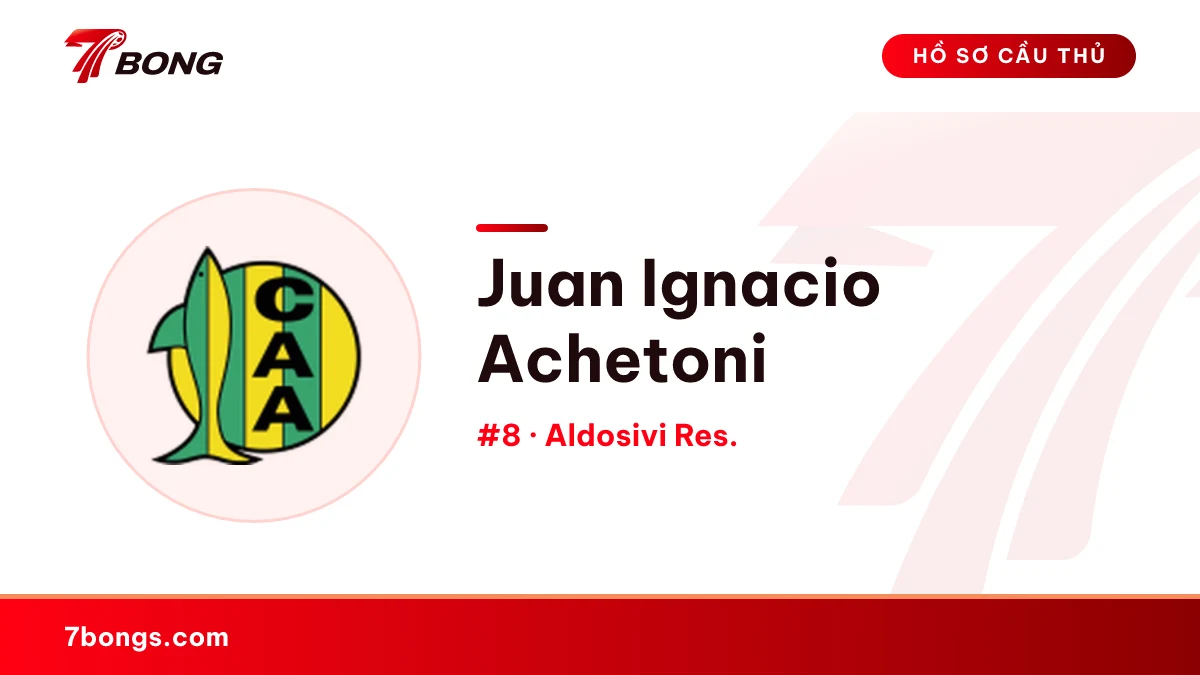 Juan Ignacio Achetoni — Aldosivi Res.