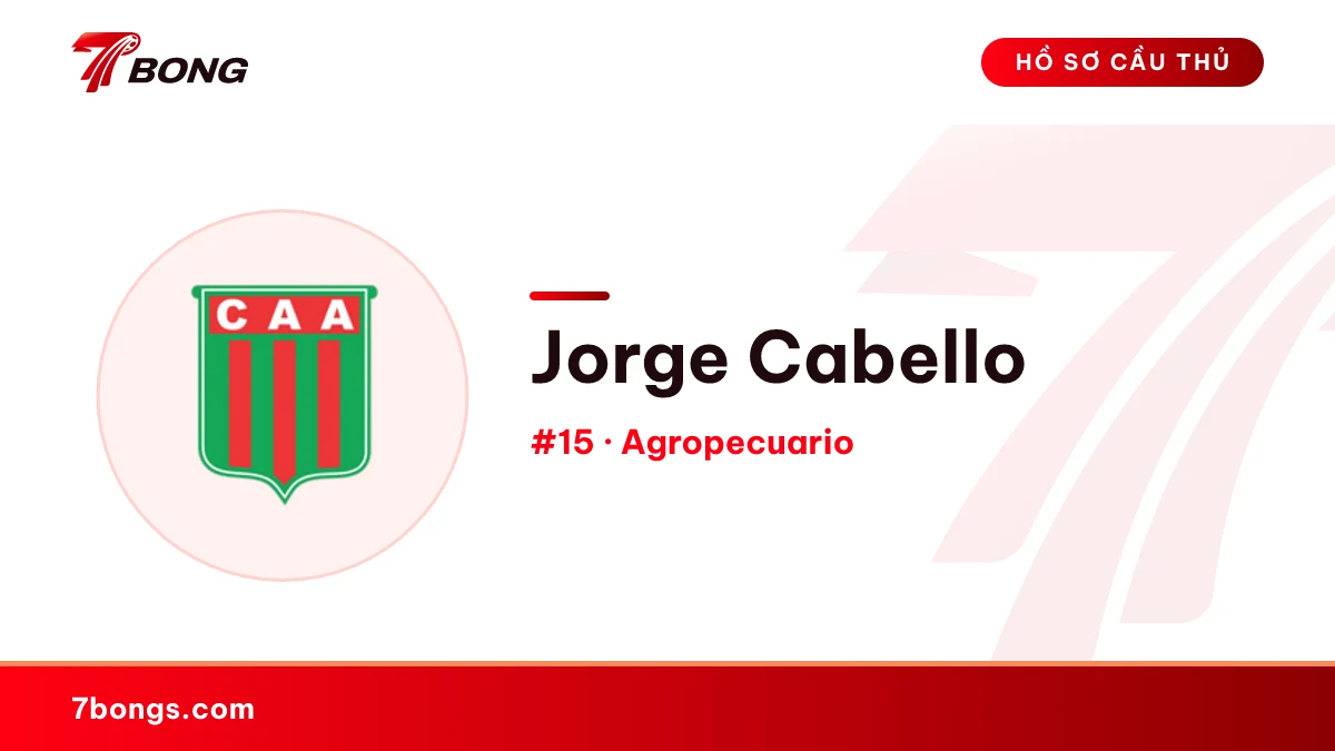 Jorge Cabello — Agropecuario