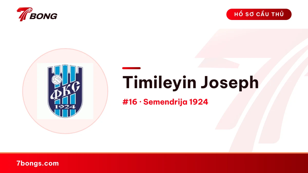 Timileyin Joseph — Semendrija 1924