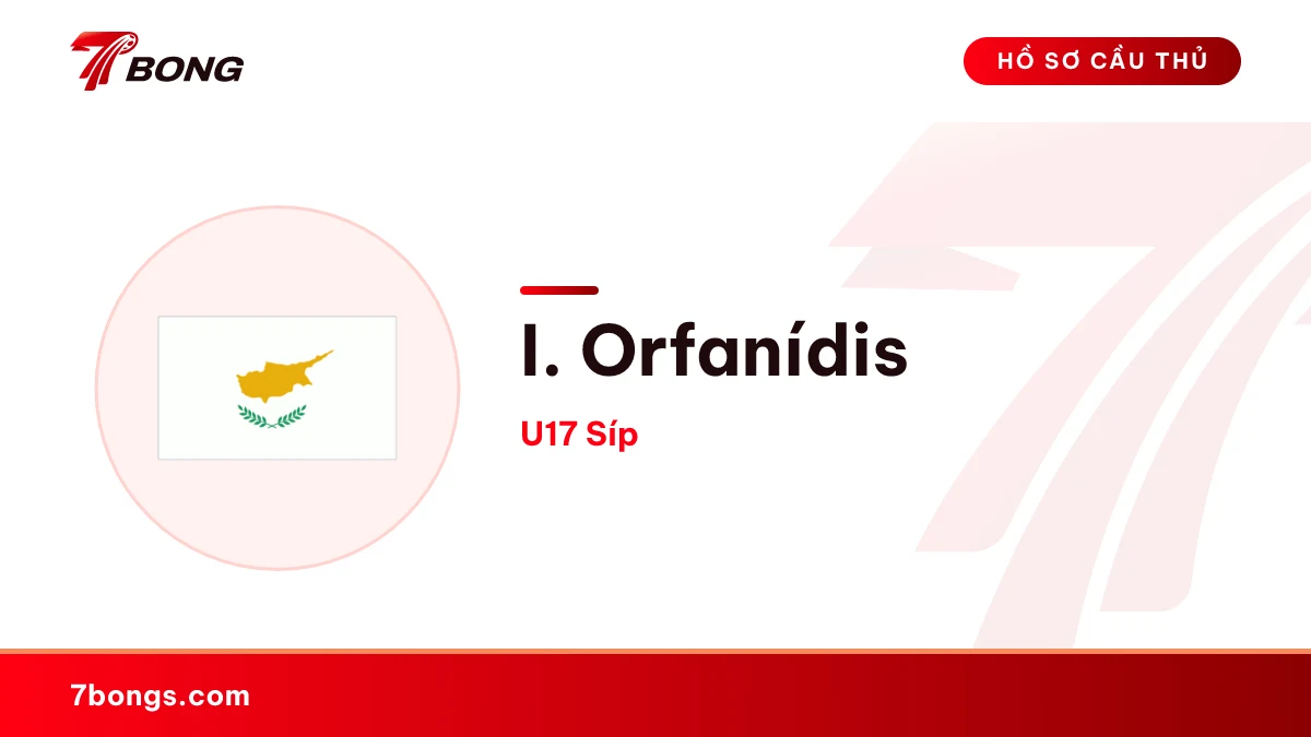 I. Orfanídis — U17 Síp