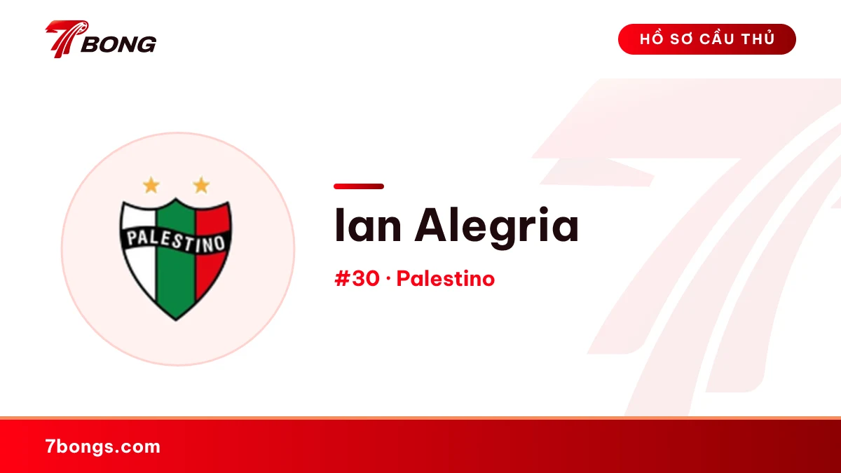 Ian Alegria — Palestino