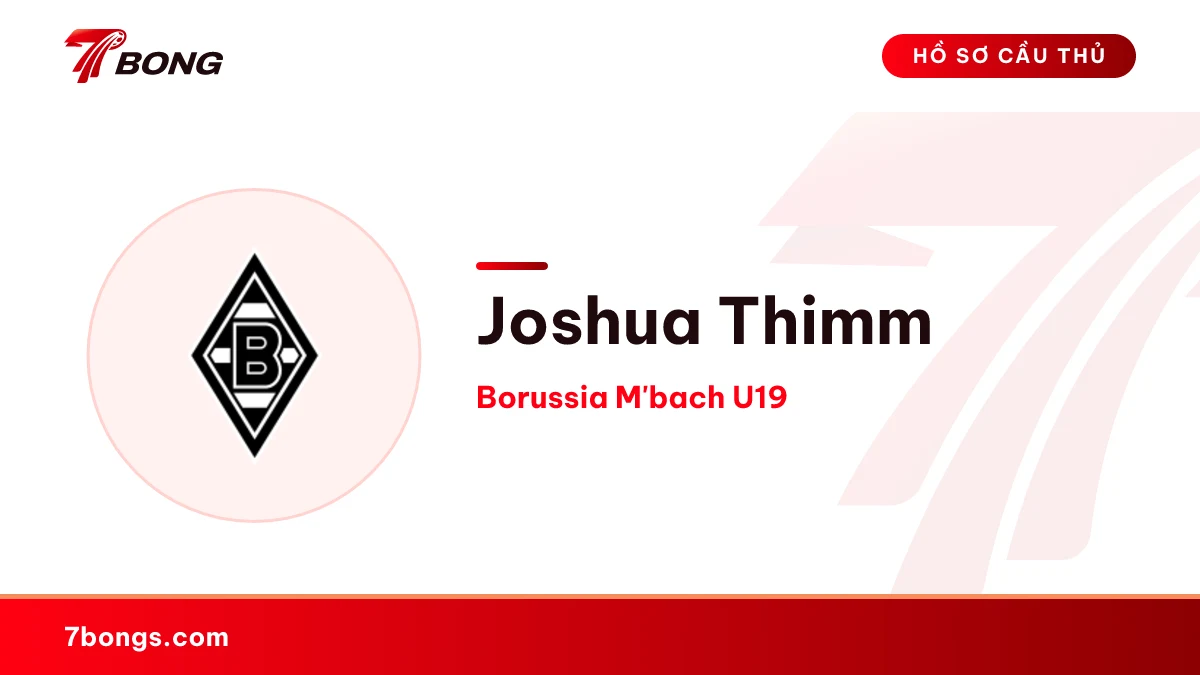 Joshua Thimm — Borussia M'bach U19