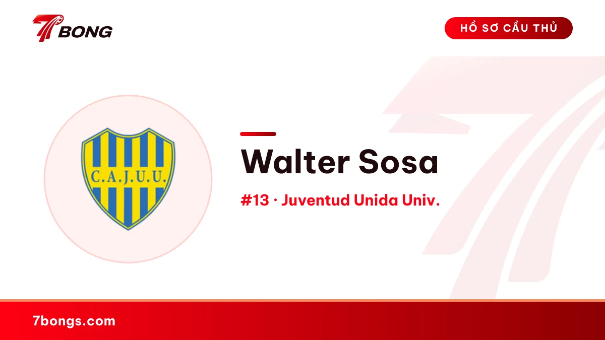 Walter Sosa — Juventud Unida Univ.