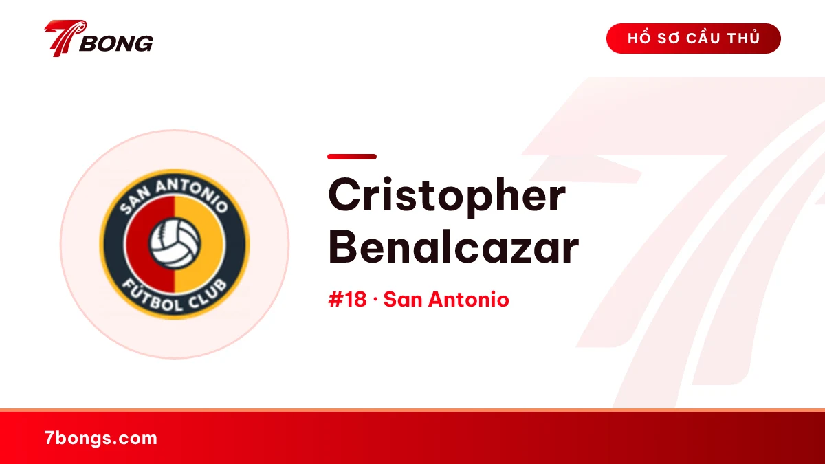 Cristopher Benalcazar — San Antonio