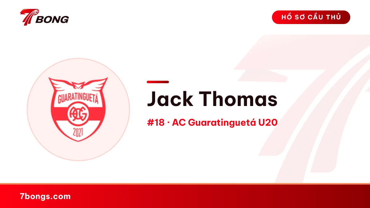 Jack Thomas — AC Guaratinguetá U20