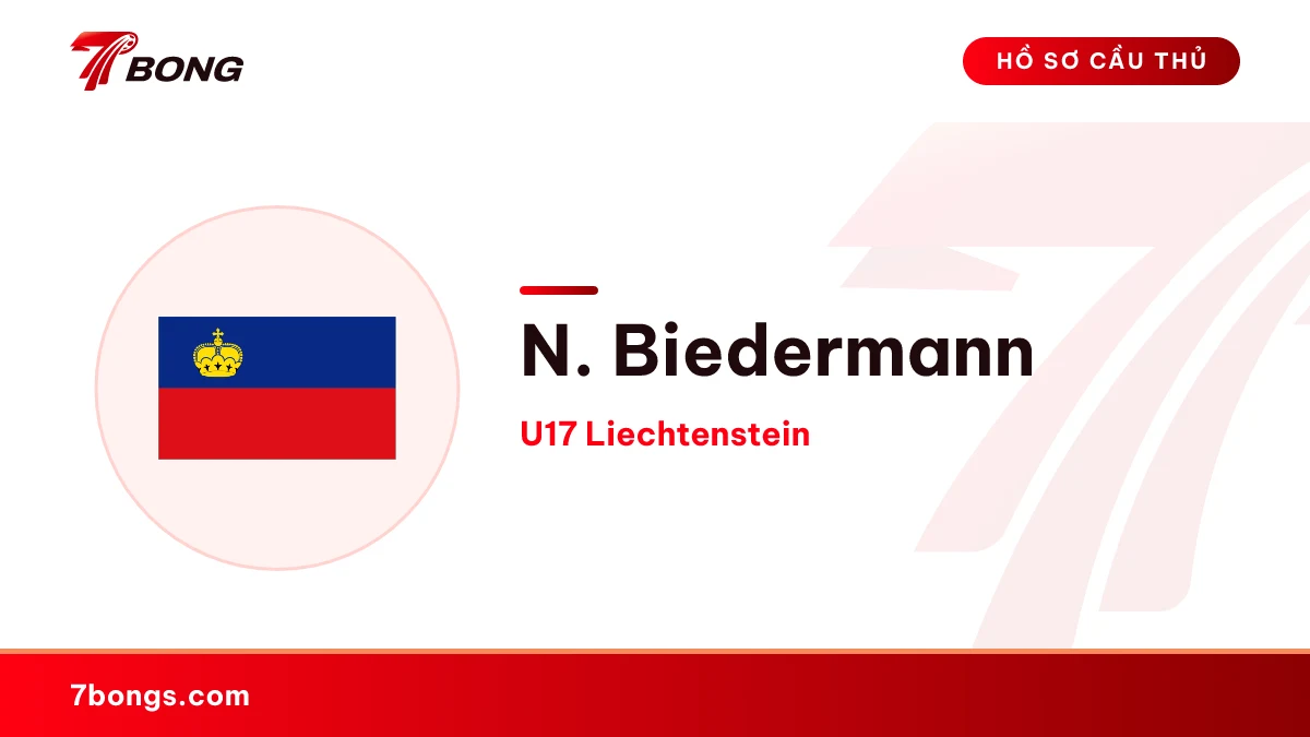 N. Biedermann — U17 Liechtenstein