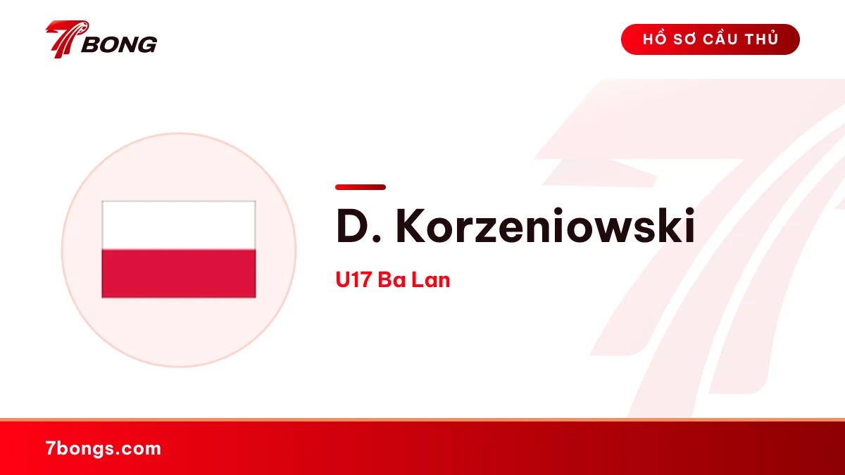 D. Korzeniowski — U17 Ba Lan