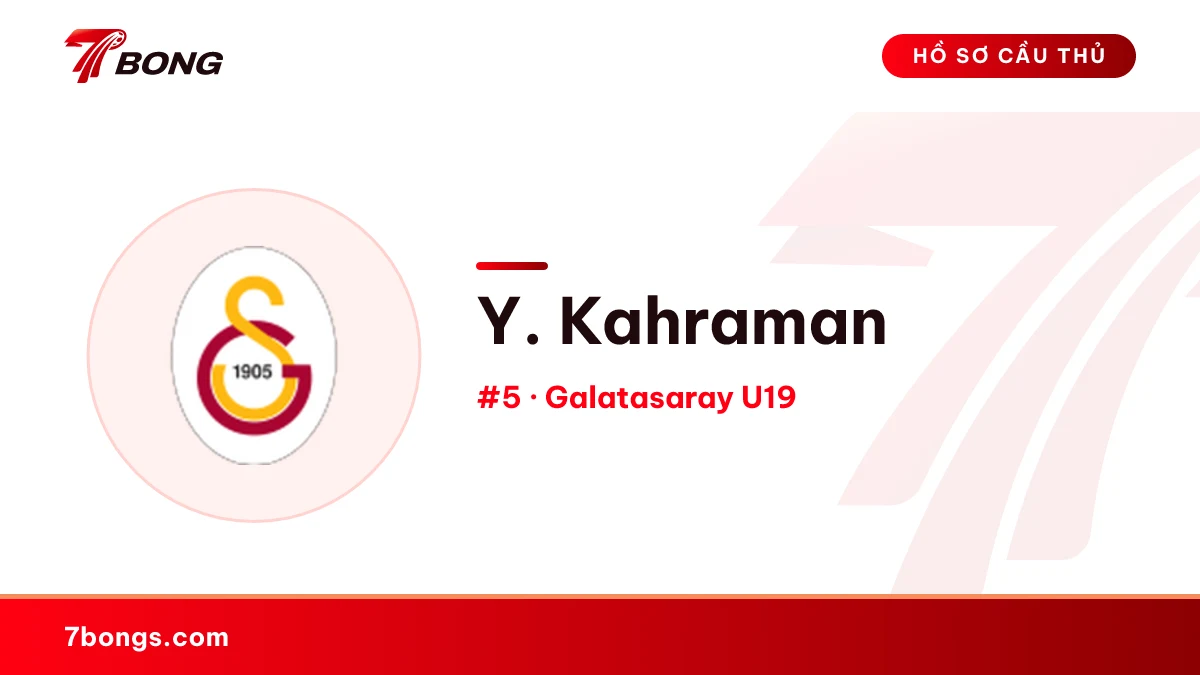 Y. Kahraman — Galatasaray U19