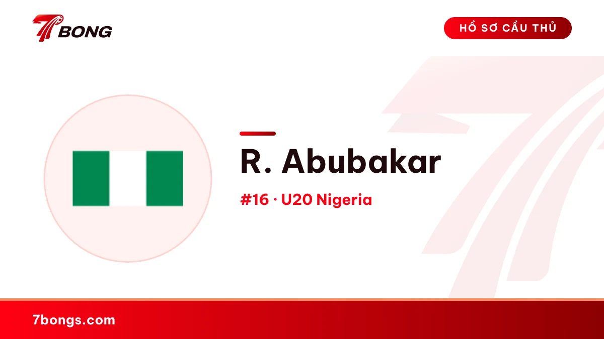 R. Abubakar — U20 Nigeria