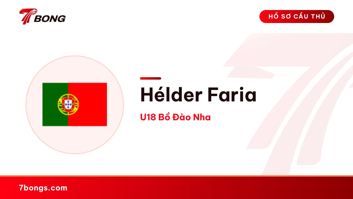 Hélder Faria — U18 Bồ Đào Nha