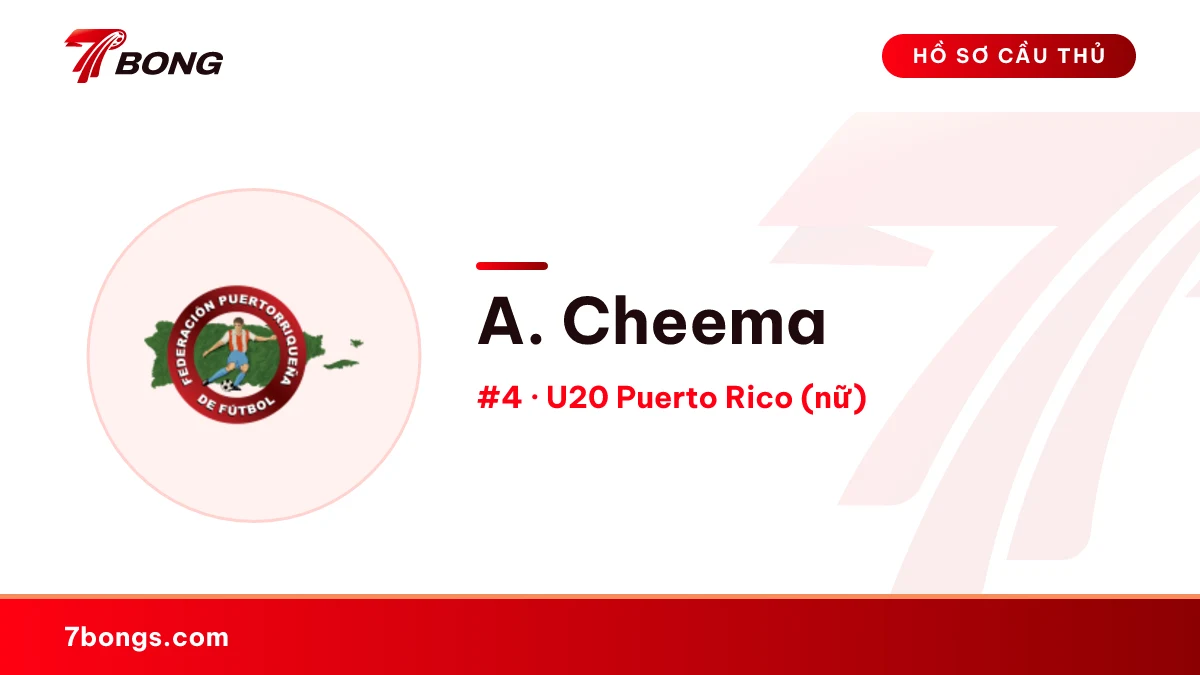 A. Cheema — U20 Puerto Rico (nữ)