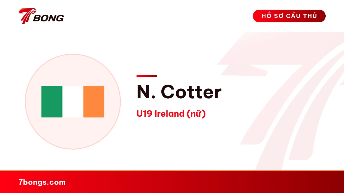 N. Cotter — U19 Ireland (nữ)
