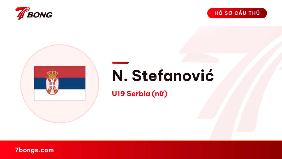 N. Stefanović — U19 Serbia (nữ)