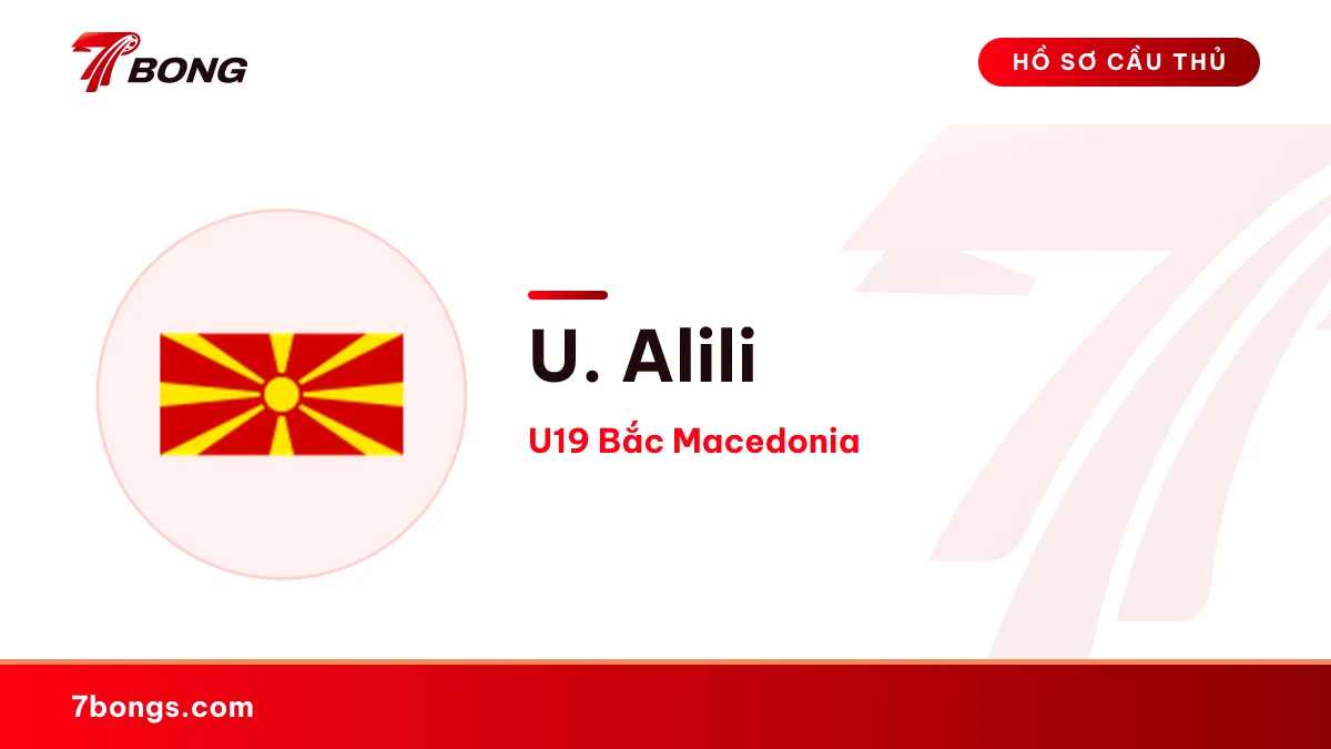 U. Alili — U19 Bắc Macedonia
