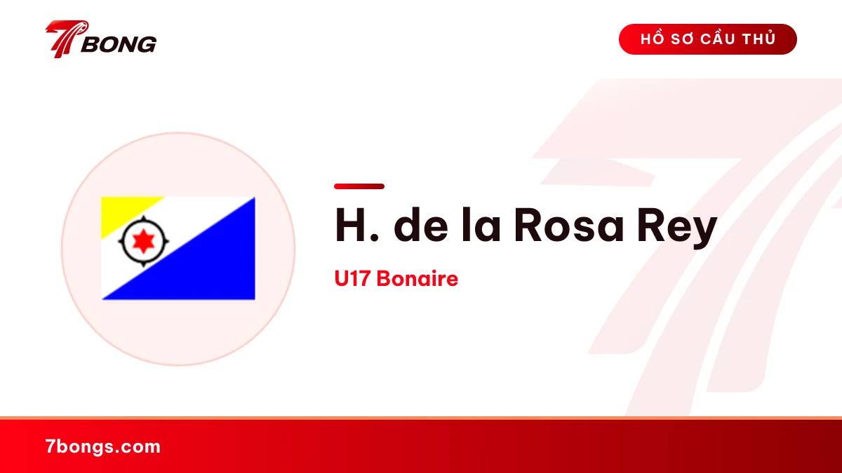 H. de la Rosa Rey — U17 Bonaire