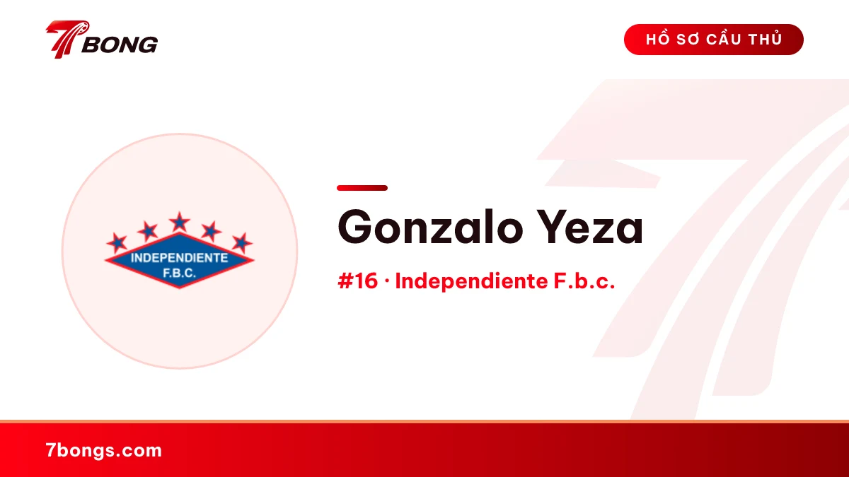 Gonzalo Yeza — Independiente F.b.c.