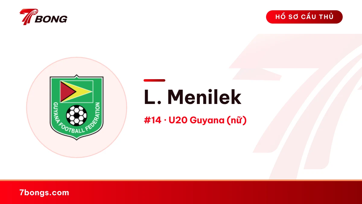 L. Menilek — U20 Guyana (nữ)