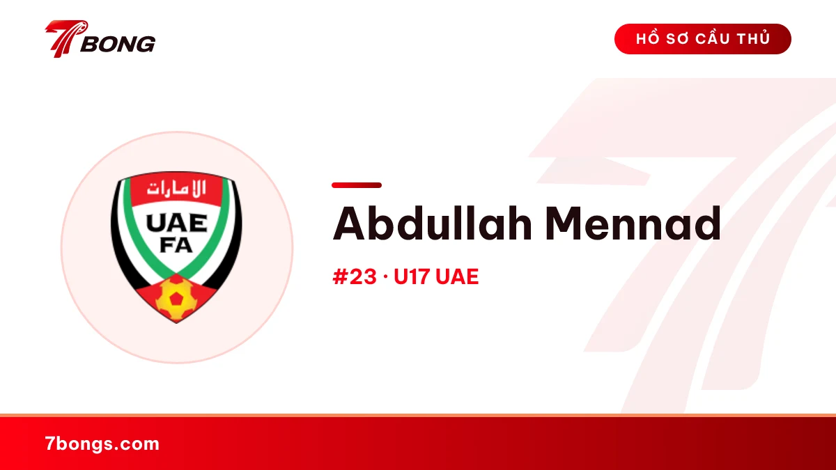 Abdullah Mennad — U17 UAE