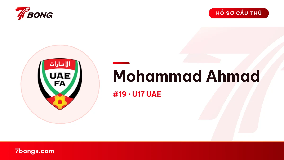Mohammad Ahmad — U17 UAE