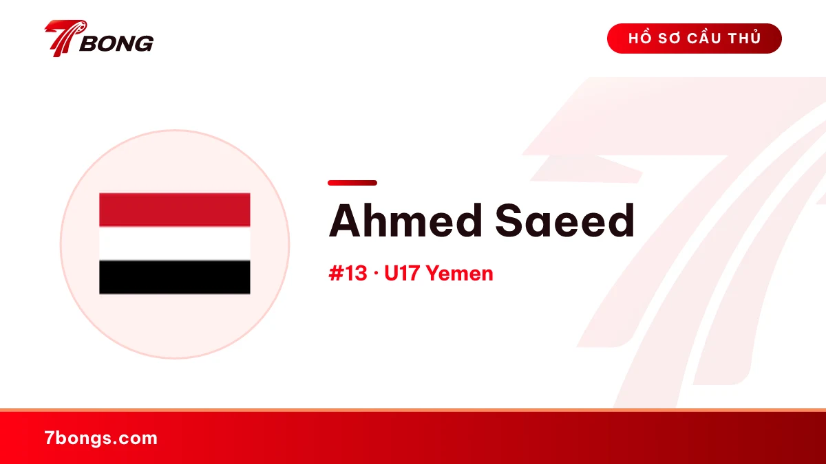 Ahmed Saeed — U17 Yemen