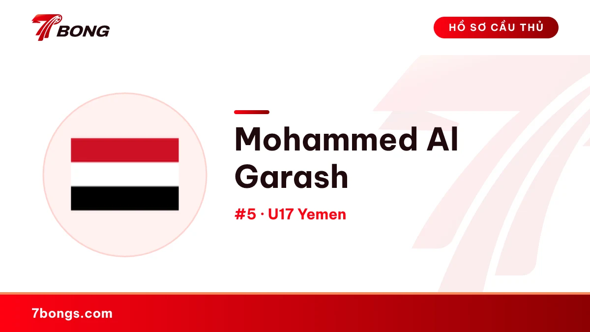 Mohammed Al Garash — U17 Yemen