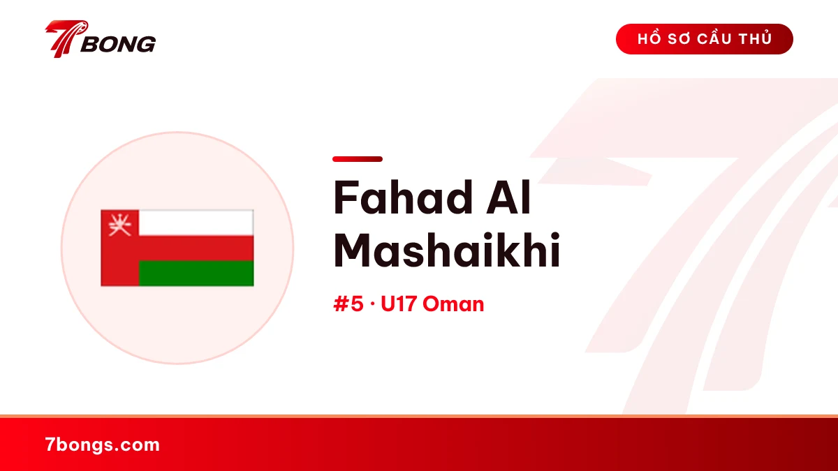 Fahad Al Mashaikhi — U17 Oman
