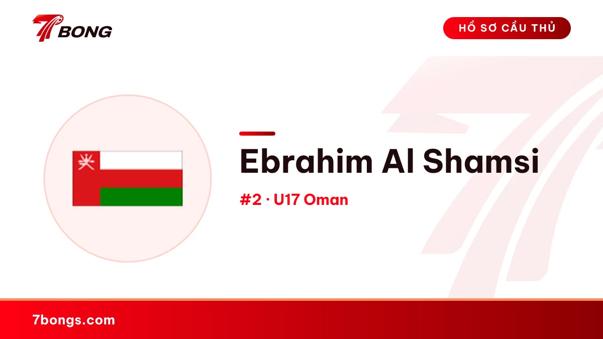 Ebrahim Al Shamsi — U17 Oman