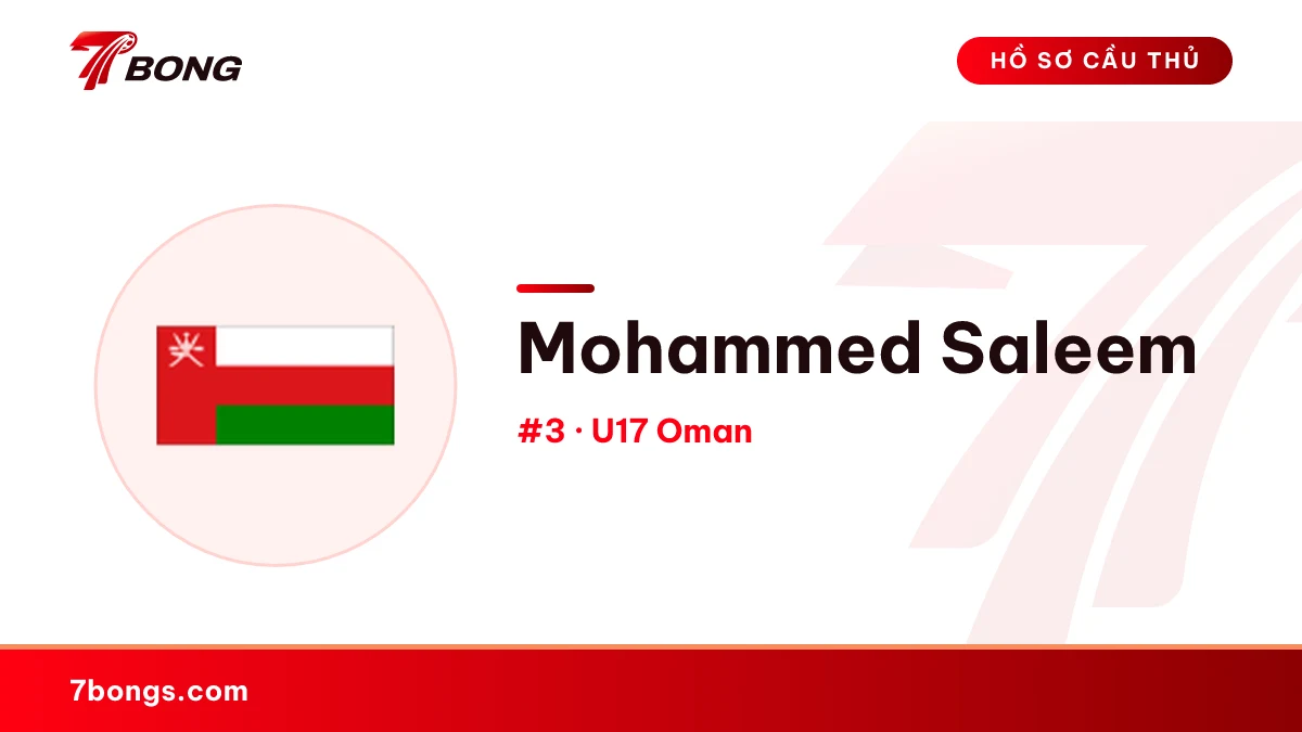 Mohammed Saleem — U17 Oman