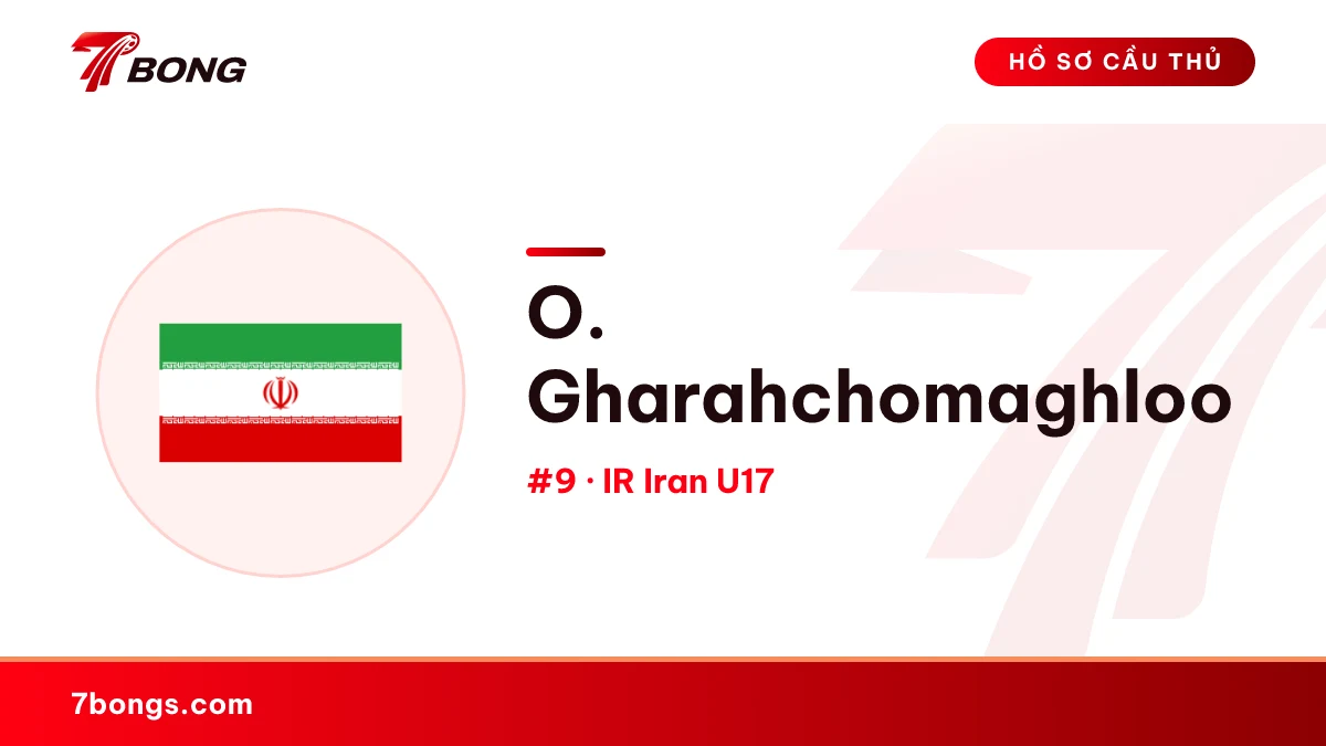 O. Gharahchomaghloo — IR Iran U17