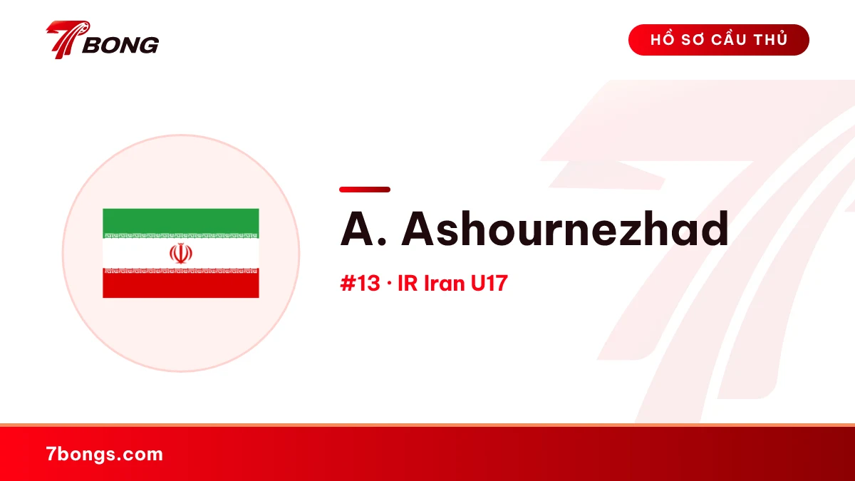 A. Ashournezhad — IR Iran U17