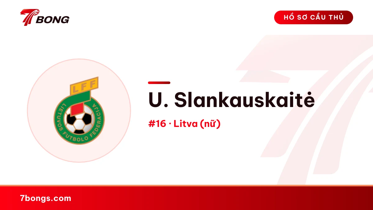 U. Slankauskaitė — Litva (nữ)