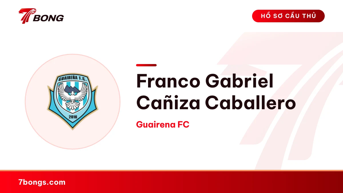 Franco Gabriel Cañiza Caballero — Guairena FC