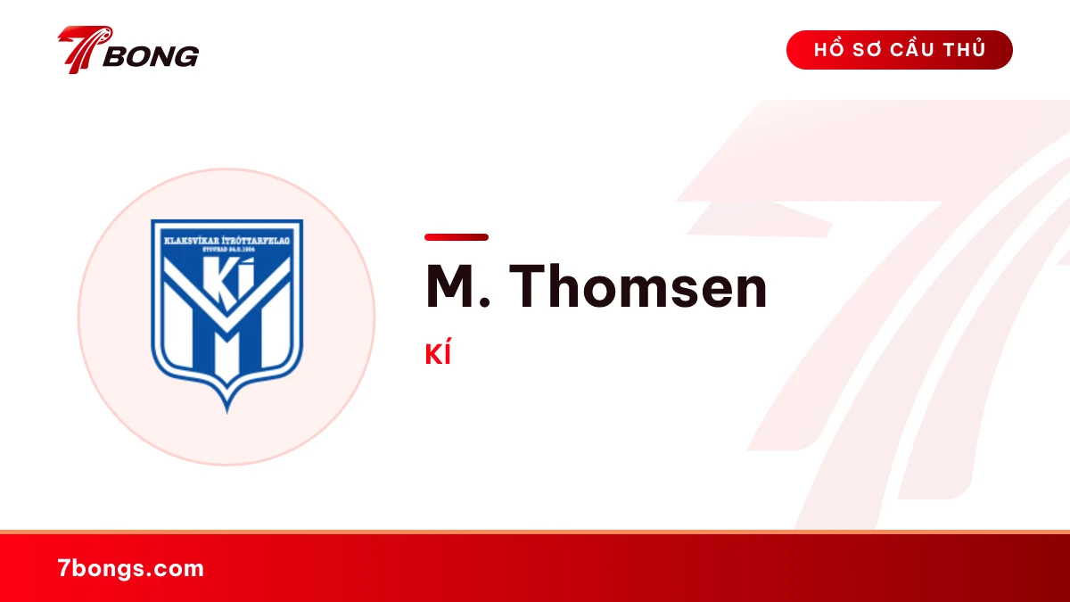 M. Thomsen — KÍ