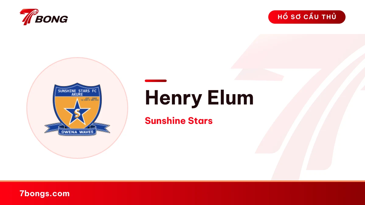 Henry Elum — Sunshine Stars
