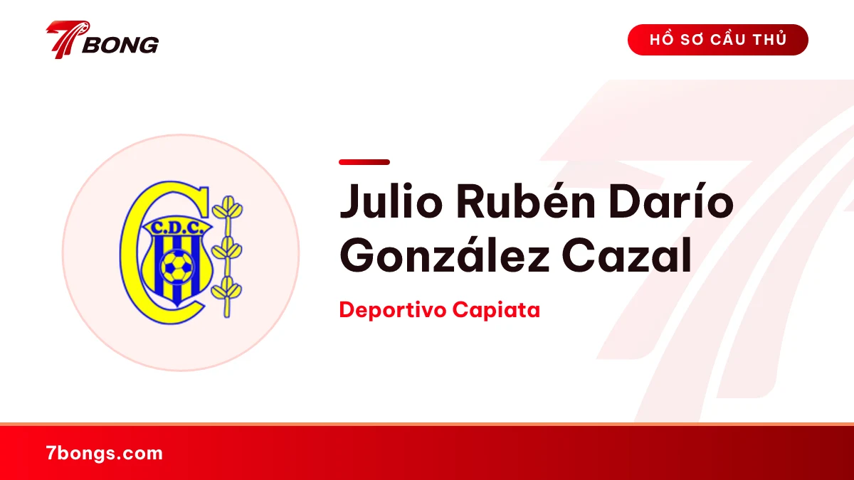 Julio Rubén Darío González Cazal — Deportivo Capiata