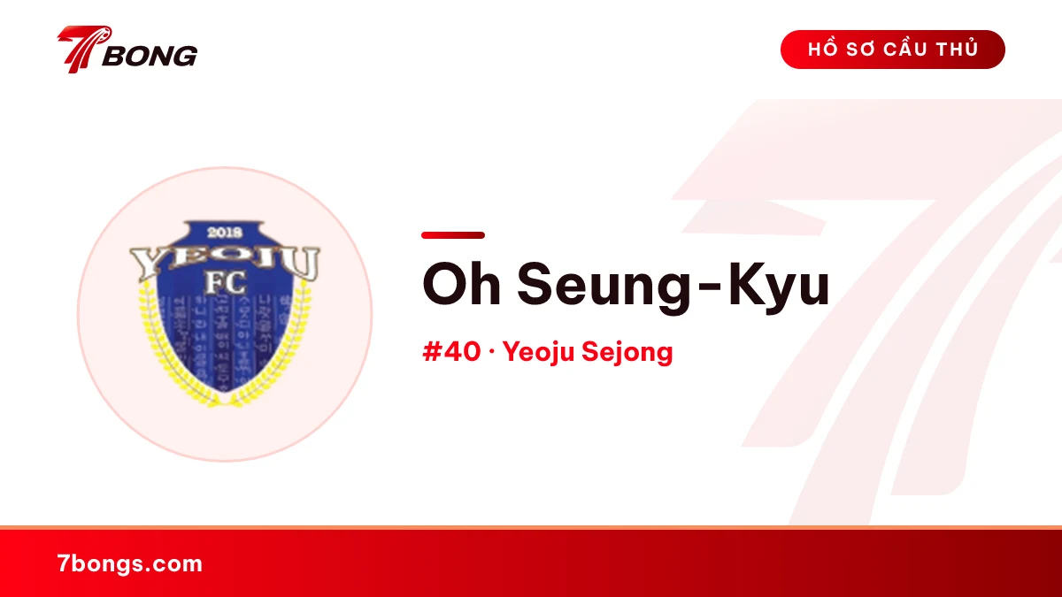 Oh Seung-Kyu — Yeoju Sejong