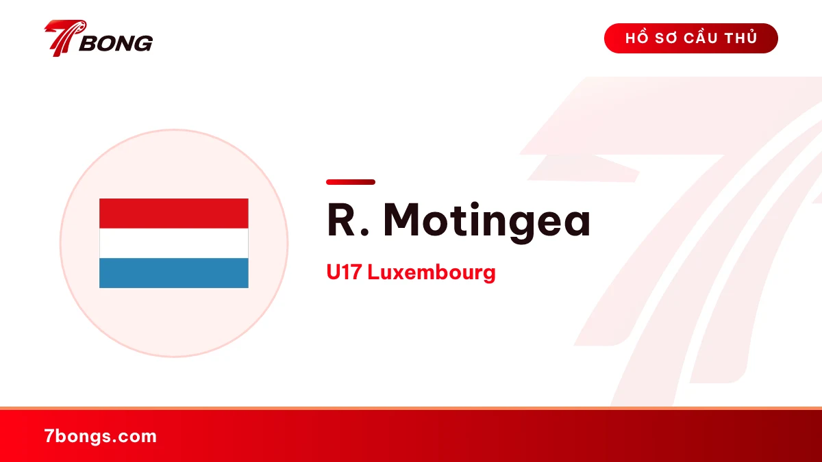R. Motingea — U17 Luxembourg