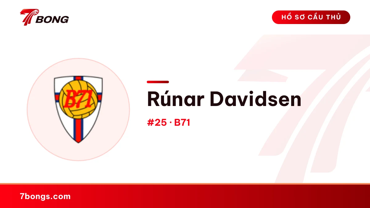 Rúnar Davidsen — B71