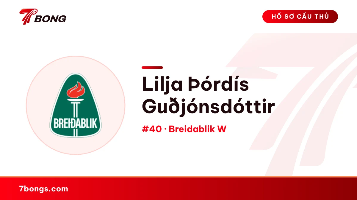Lilja Þórdís Guðjónsdóttir — Breidablik W