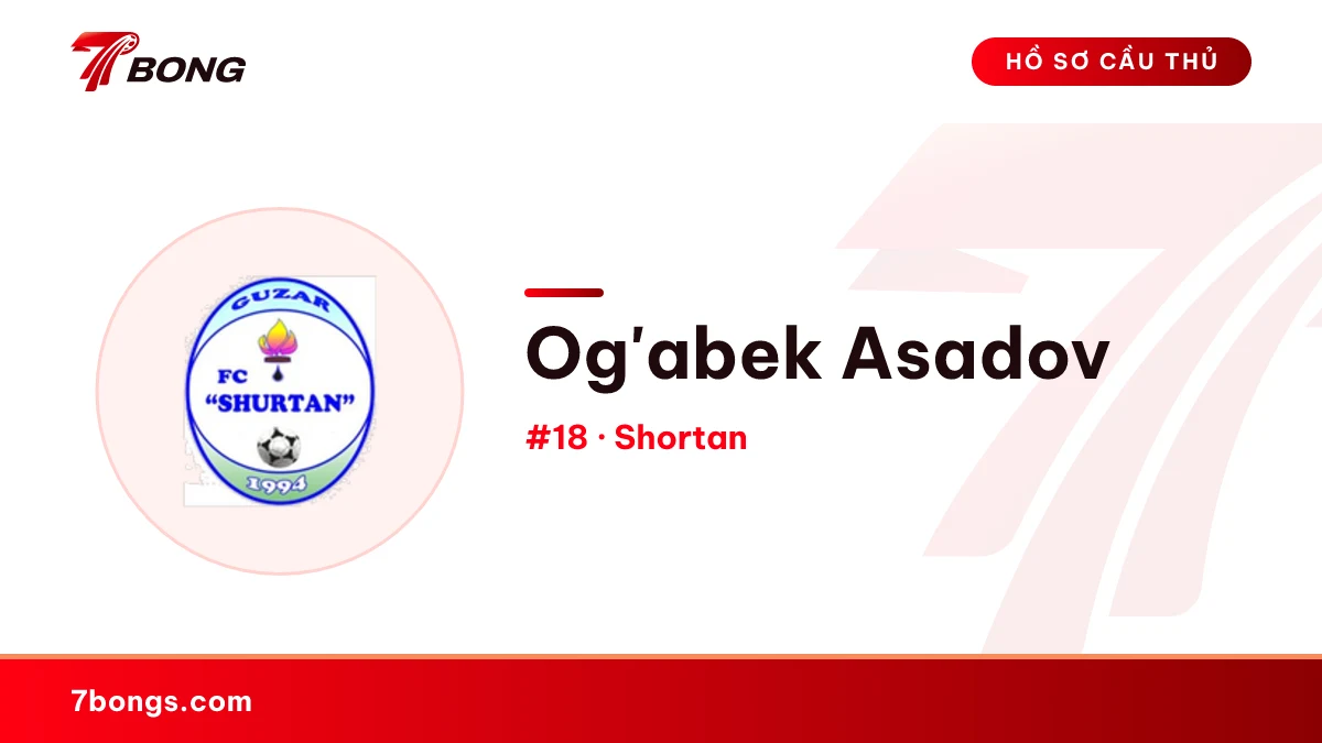 Og'abek Asadov — Shortan