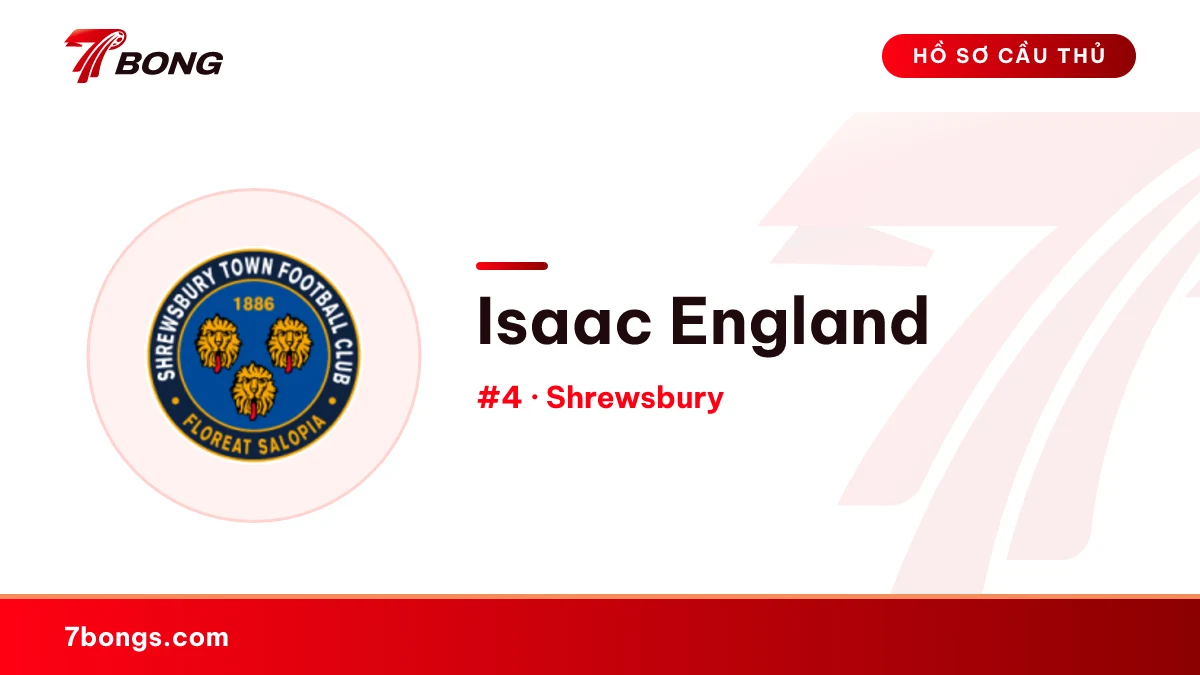 Isaac England — Shrewsbury
