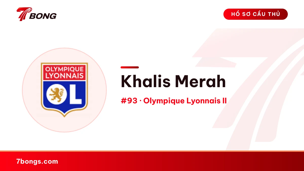 Khalis Merah — Olympique Lyonnais II